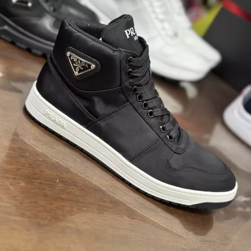 Replica Prada High Top Shoes For Men #1381674 $98.00 USD for Wholesale