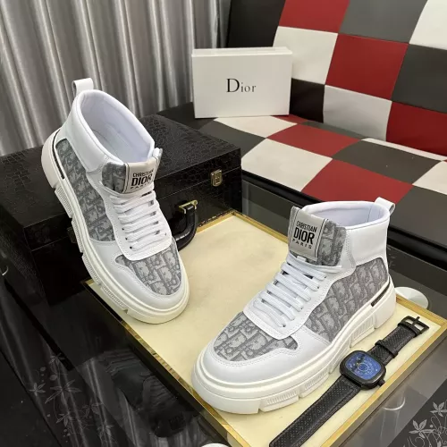 Replica Christian Dior High Top Shoes For Men #1381684 $82.00 USD for Wholesale