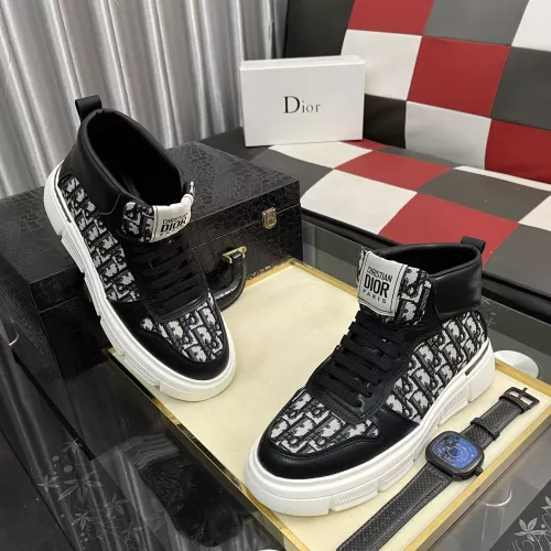 Replica Christian Dior High Top Shoes For Men #1381686 $82.00 USD for Wholesale
