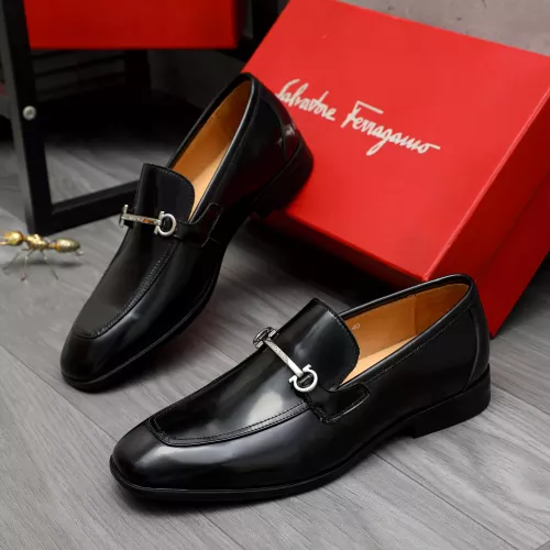Cheap Salvatore Ferragamo Leather Shoes For Men #1381832, $$88.00 USD On Salvatore Ferragamo Leather Shoes