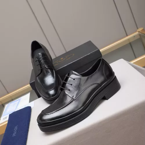 Cheap Prada Leather Shoes For Men #1381837, $$100.00 USD On Prada Leather Shoes