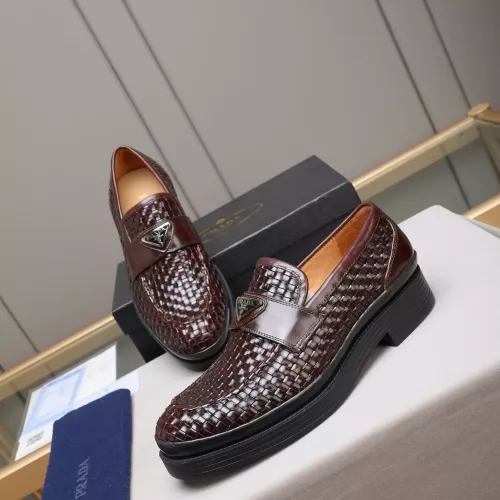 Cheap Prada Leather Shoes For Men #1381840, $$115.00 USD On Prada Leather Shoes