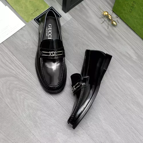 Replica Gucci Oxfords Shoes For Men #1381843 $88.00 USD for Wholesale