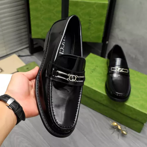 Replica Gucci Oxfords Shoes For Men #1381843 $88.00 USD for Wholesale