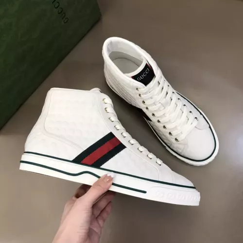 Replica Gucci High Tops Shoes For Women #1381884 $88.00 USD for Wholesale