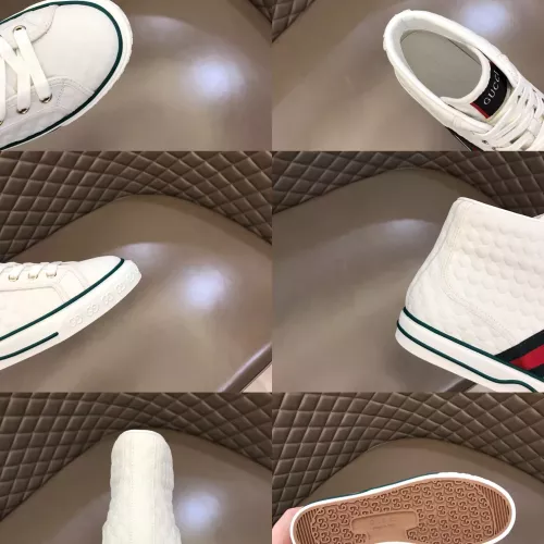 Replica Gucci High Tops Shoes For Men #1381885 $88.00 USD for Wholesale