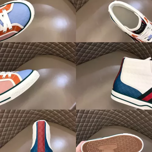 Replica Gucci High Tops Shoes For Men #1381887 $88.00 USD for Wholesale