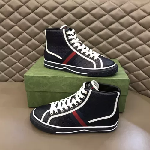 Replica Gucci High Tops Shoes For Men #1381889 $88.00 USD for Wholesale