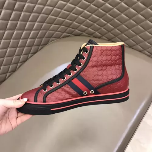 Replica Gucci High Tops Shoes For Men #1381893 $88.00 USD for Wholesale