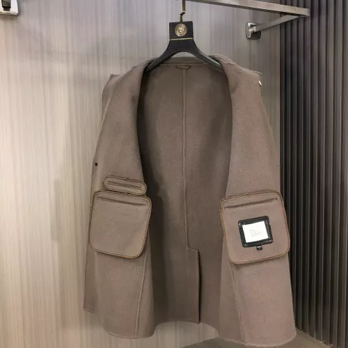 Replica Christian Dior Coat Long Sleeved For Men #1381935 $294.21 USD for Wholesale