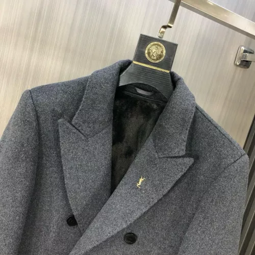 Replica Yves Saint Laurent YSL Coat Long Sleeved For Men #1381942 $294.21 USD for Wholesale