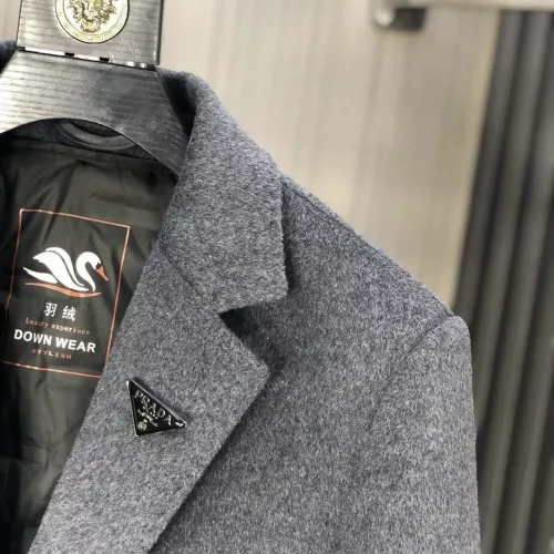 Replica Prada Coat Long Sleeved For Men #1381947 $294.21 USD for Wholesale
