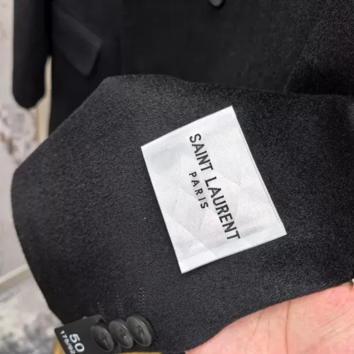 Replica Yves Saint Laurent YSL Coat Long Sleeved For Men #1381954 $314.05 USD for Wholesale