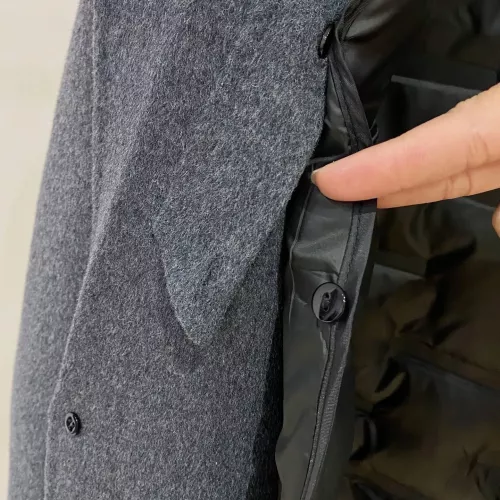 Replica Fendi Coat Long Sleeved For Men #1381971 $314.05 USD for Wholesale