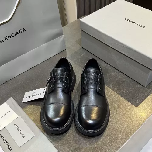 Replica Balenciaga Leather Shoes For Men #1382018 $125.00 USD for Wholesale