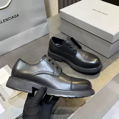 Replica Balenciaga Leather Shoes For Men #1382018 $125.00 USD for Wholesale