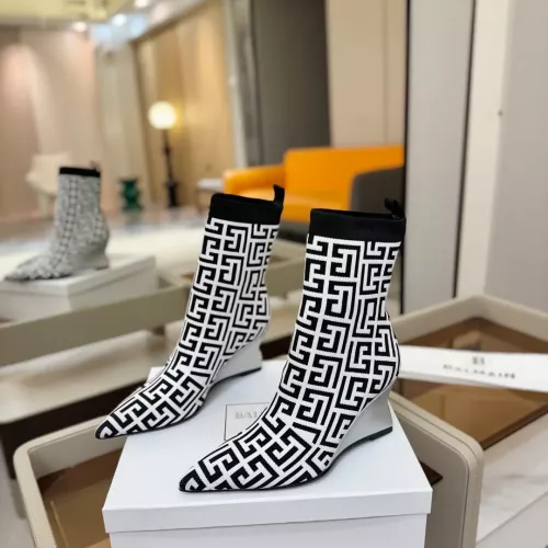 Replica Balmain Boots For Women #1382049 $115.00 USD for Wholesale