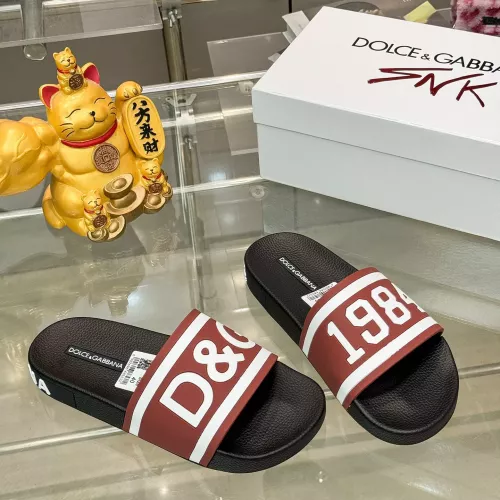 Replica Dolce & Gabbana D&G Slippers For Men #1382058 $48.00 USD for Wholesale