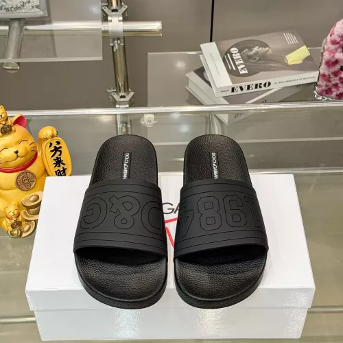 Replica Dolce & Gabbana D&G Slippers For Men #1382060 $48.00 USD for Wholesale