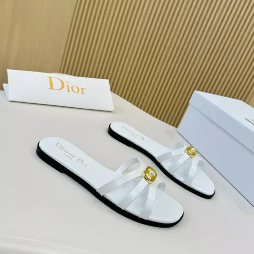 Replica Christian Dior Slippers For Women #1382197 $82.00 USD for Wholesale