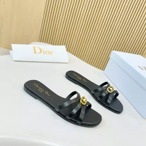 Replica Christian Dior Slippers For Women #1382201 $82.00 USD for Wholesale