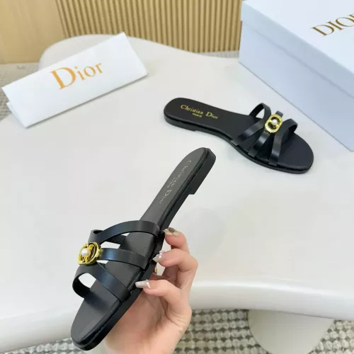Replica Christian Dior Slippers For Women #1382201 $82.00 USD for Wholesale