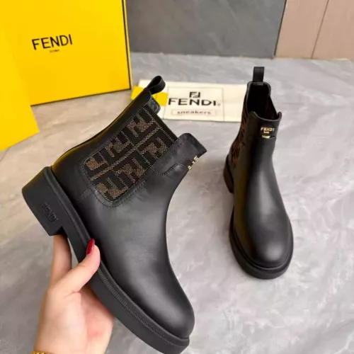 Replica Fendi Fashion Boots For Women #1382320 $115.00 USD for Wholesale
