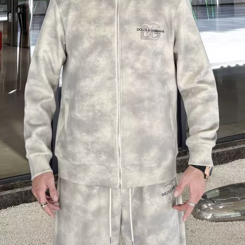 Replica Dolce & Gabbana D&G Tracksuits Long Sleeved For Men #1382417 $102.00 USD for Wholesale