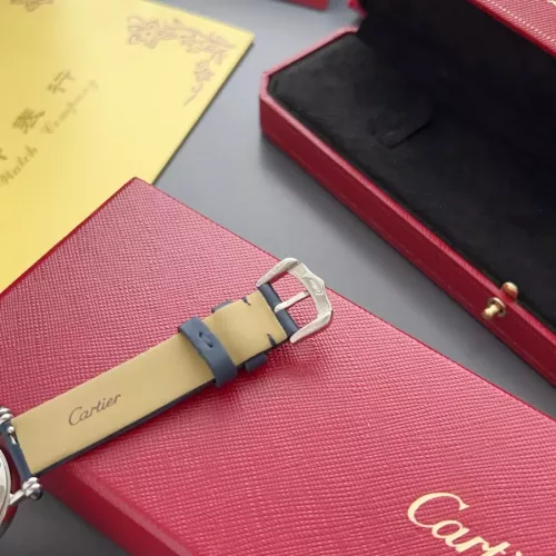 Replica Cartier AAA Quality Watches In Navy For Women #1382437 $135.00 USD for Wholesale