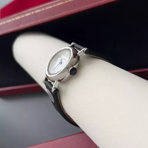 Replica Cartier AAA Quality Watches In Black For Women #1382438 $135.00 USD for Wholesale