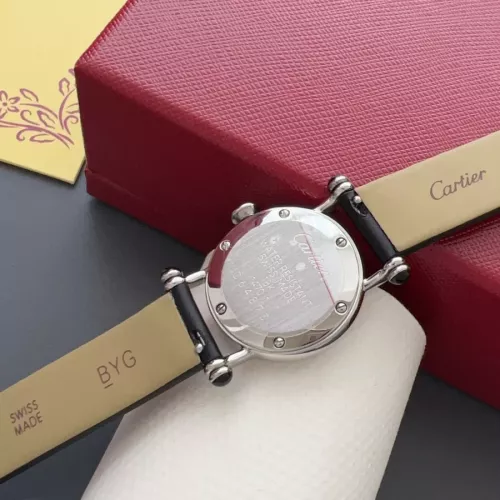 Replica Cartier AAA Quality Watches In Black For Women #1382438 $135.00 USD for Wholesale