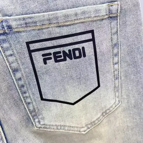 Replica Fendi Jeans For Men #1382868 $68.00 USD for Wholesale