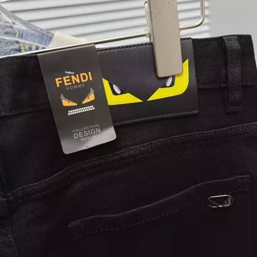 Replica Fendi Jeans For Men #1382869 $68.00 USD for Wholesale