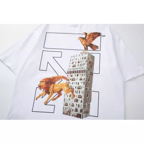 Replica Off-White T-Shirts Short Sleeved For Unisex #1383187 $32.00 USD for Wholesale