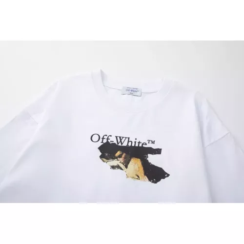 Replica Off-White T-Shirts Short Sleeved For Unisex #1383202 $32.00 USD for Wholesale