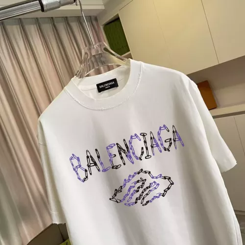 Replica Balenciaga T-Shirts Short Sleeved For Unisex #1383252 $45.00 USD for Wholesale