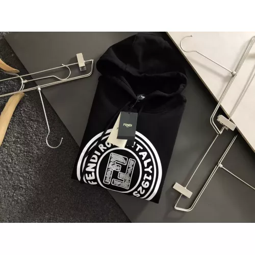 Replica Fendi Hoodies Long Sleeved For Unisex #1383282 $68.00 USD for Wholesale