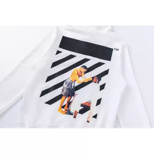 Replica Off-White Hoodies Long Sleeved For Unisex #1383408 $56.00 USD for Wholesale