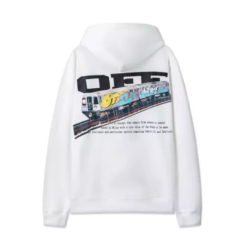 Replica Off-White Hoodies Long Sleeved For Unisex #1383410 $56.00 USD for Wholesale
