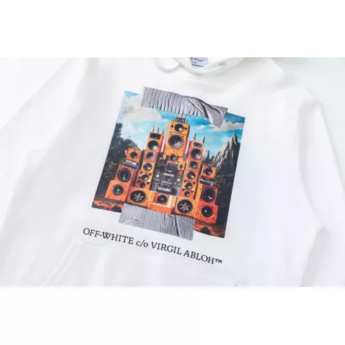 Replica Off-White Hoodies Long Sleeved For Unisex #1383410 $56.00 USD for Wholesale
