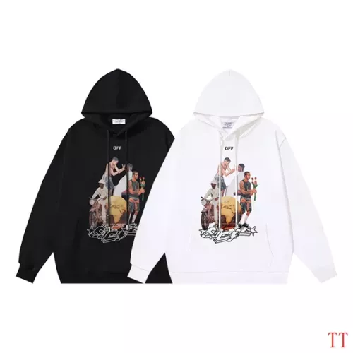 Replica Off-White Hoodies Long Sleeved For Unisex #1383779 $52.00 USD for Wholesale