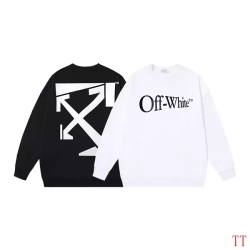 Replica Off-White Hoodies Long Sleeved For Unisex #1383785 $45.00 USD for Wholesale