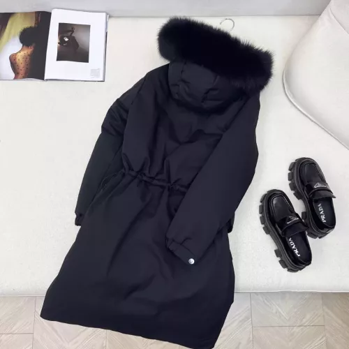 Replica Prada Down Feather Coat Long Sleeved For Women #1383809 $257.85 USD for Wholesale