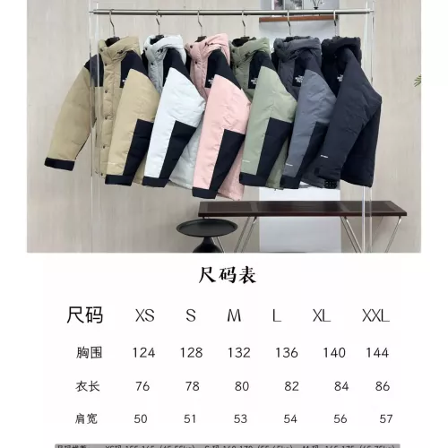 Replica The North Face Down Feather Coat Long Sleeved For Unisex #1383813 $160.00 USD for Wholesale