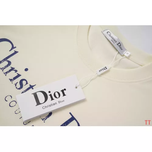 Replica Christian Dior T-Shirts Short Sleeved For Unisex #1383991 $32.00 USD for Wholesale