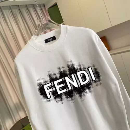 Replica Fendi Hoodies Long Sleeved For Unisex #1384256 $52.00 USD for Wholesale