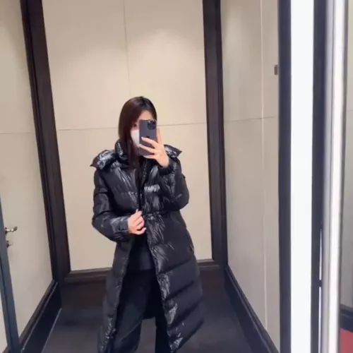 Replica Moncler Down Feather Coat Long Sleeved For Women #1384363 $212.00 USD for Wholesale