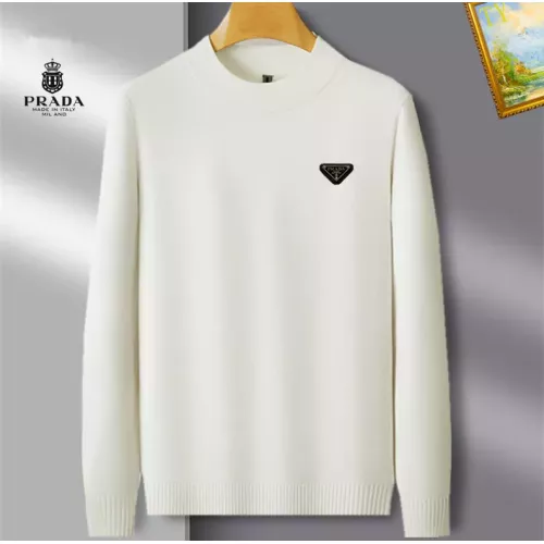 Cheap Prada Sweaters Long Sleeved For Men #1384550, $$42.00 USD On Prada Sweaters