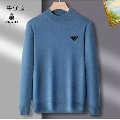 Cheap Prada Sweaters Long Sleeved For Men #1384555, $$42.00 USD On Prada Sweaters