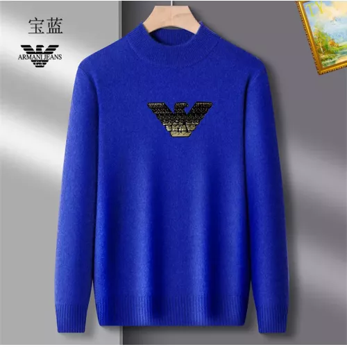 Cheap Armani Sweaters Long Sleeved For Men #1384638, $$42.00 USD On Armani Sweaters